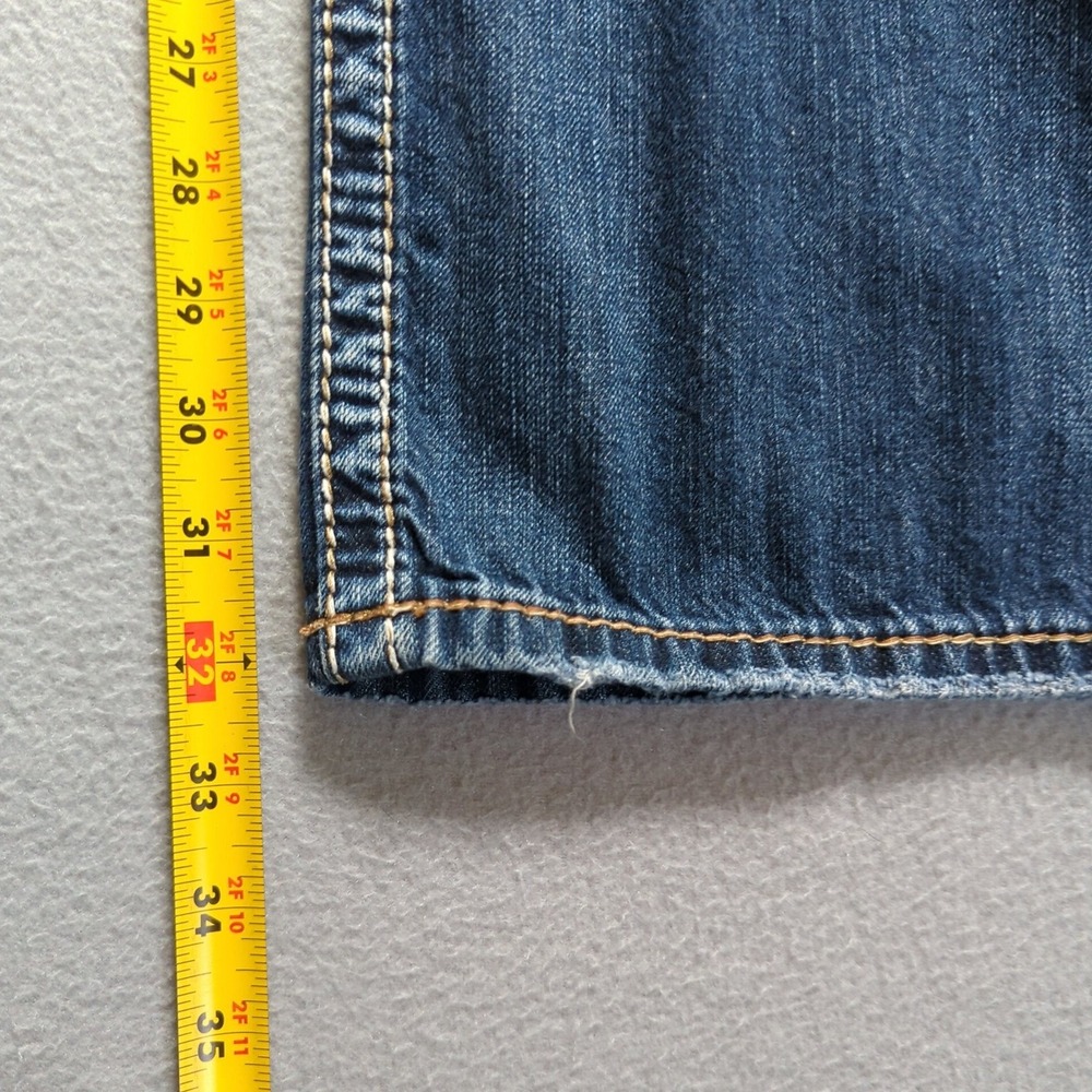 Silver Jeans Zac Flap Straight Mens 31x32 Blue Relaxed Fit Contrast Stitch Denim - Picture 11 of 12